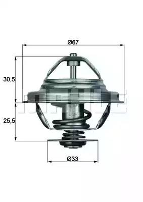 Termostat bmw TX2780D BEHR HELLA