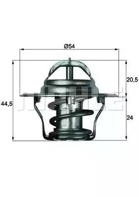 Termostat ford transit TX475D BEHR HELLA