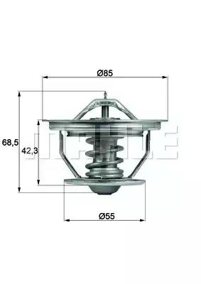Termostat renault TX5771 HELLA