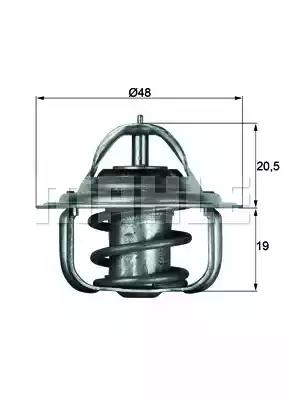 Termostat ford opel ford TX588D HELLA