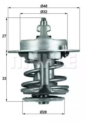 Termostat daihatsu nissan toyota TX6388 HELLA