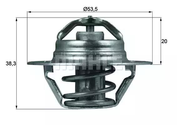 Termostat citroen fiat peugeot TX8882D HELLA