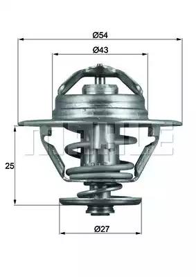 Termostat alfa romeo fiat TX9379D HELLA
