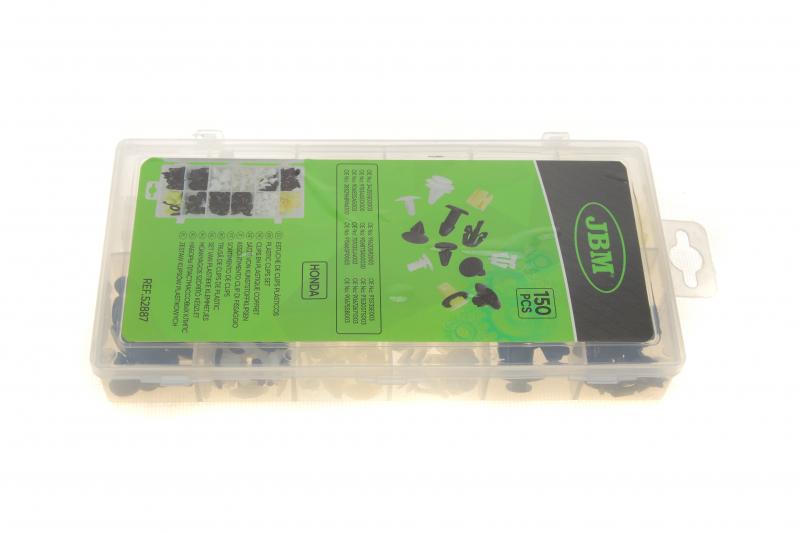 Набір кліпс пластмасових 150 шт honda 52887 JBM