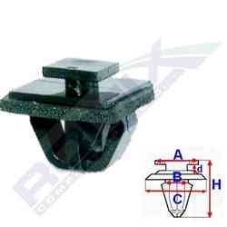 Кліпса кріпильна B25360 ROMIX