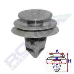 Кліпса кріпильна C60552 ROMIX