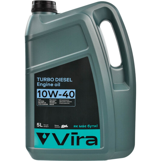 Олива моторна vira turbo diesel 10w-40 5 л vi0301 VI0301 VIRA