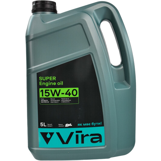 Олива моторна vira super 15w-40 5 л vi0344 VI0344 VIRA