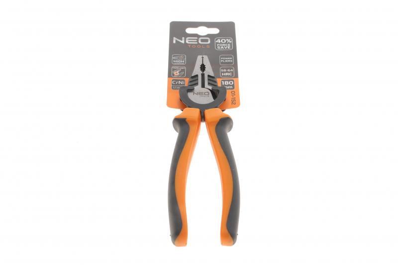 Плоскогубці комбіновані 40% fs 180 мм 01152 NEO TOOLS
