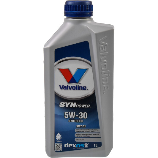 Моторна олива valvoline synpower mst c3, 5w-30, 1л 872596 VALVOLINE