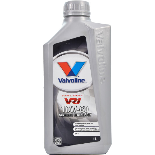 Моторна олива valvoline vr1 racing, 10w-60, 1л 873338 VALVOLINE