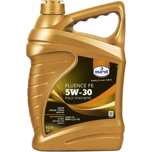 Eurol 5л fluence fe 5w-30 масло синт. fiat 9.55535-s1 psa b71 2290 renault rn0700 api:... 014115 EUROL