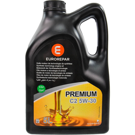 Eurorepar 5л олива prem.c2 b712290 5w30 1635764580 EUROREPAR