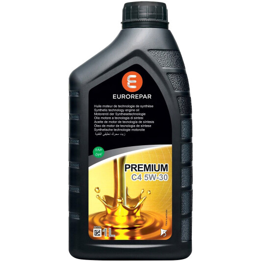 Моторна олива eurorepar premium c4 5w-30 1 л 1635765680 EUROREPAR