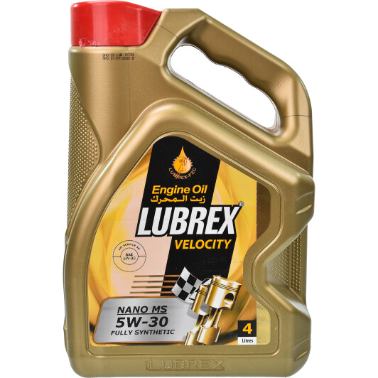 Олива моторна 5w-30 lubrex velocity nano ms sn/cf acea c3 bmw ll-04 mb 229.52   4л... 1212713004 LUBREX