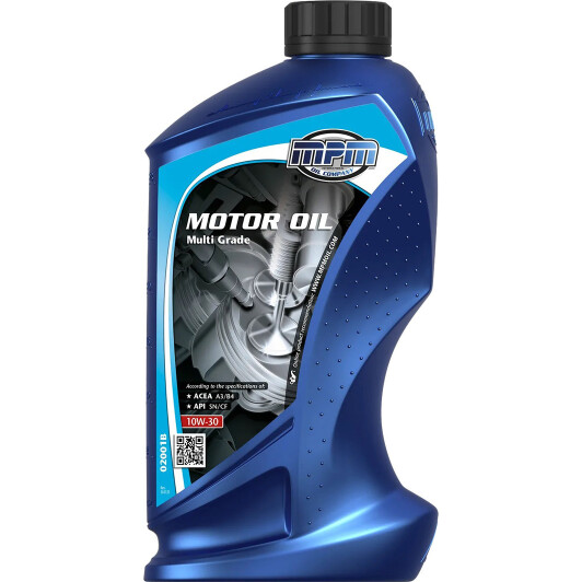 Моторна олива mpm multi grade / 10w30 / 1л. / acea a3/b4 api cf/sn 02001B MPM