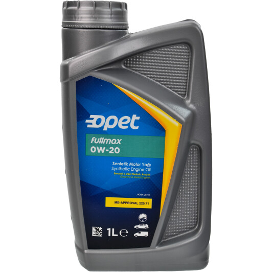 Моторна олива opet fullmax 0w-20 1 л замінено 601223150 601777240 OPET