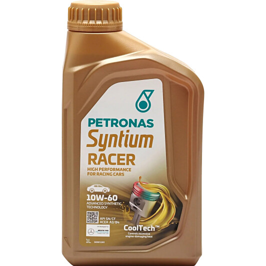 Олива моторна syntium racer 10w-60 sl 1l 70000E18EU PETRONAS