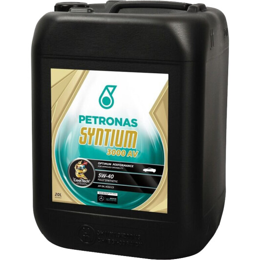 Олива моторна syntium 3000 av 5w-40 sn 20l 70179R41EU PETRONAS