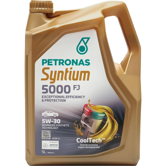 Олива моторна syntium 5000 fj 5w-30 sn 5l 70542M12EU PETRONAS