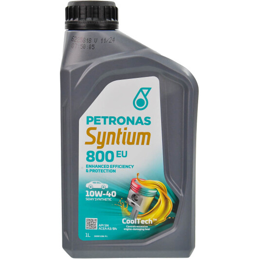 Олива моторна syntium 800 eu 10w-40 sn 1l 70732E18EU PETRONAS