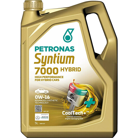 Олива моторна syntium 7000 hybrid 0w-16 sp 5l 70735M12EU PETRONAS