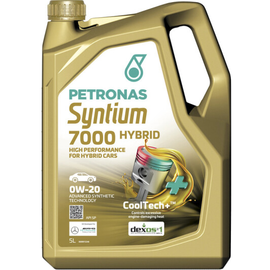 Олива моторна syntium 7000 hybrid 0w-20 sp 5l 70803M12EU PETRONAS