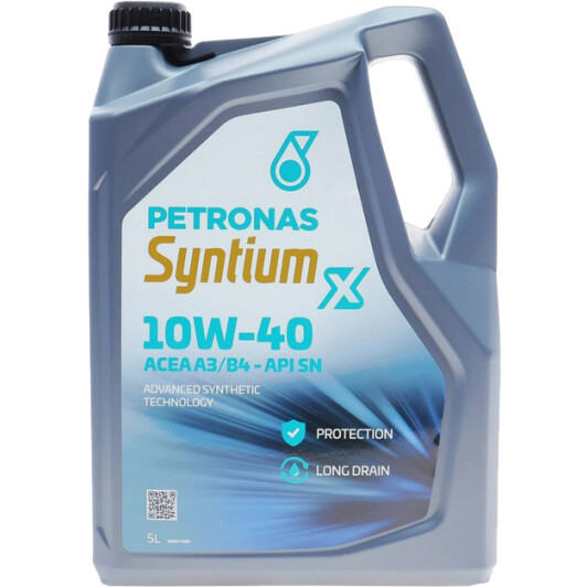 Олива моторна syntium x 10w-40 a3/b4 5l 70984M12EU PETRONAS