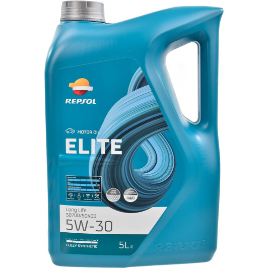 Моторна олива repsol elite long life 50700/50400, 5w-30, 5л RPP0057IFB REPSOL