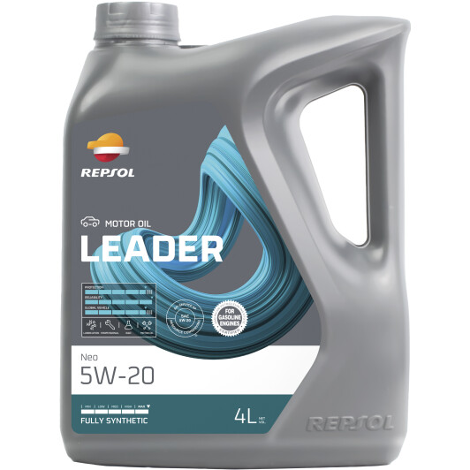 Олива моторна rp leader neo 5w-20 4л RPP0100HGB REPSOL