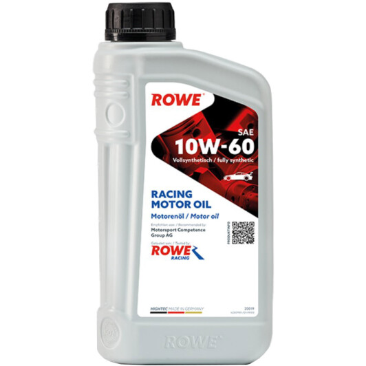 Олива моторна hightec racing motor oil sae 10w-60 1 l 20019001099 ROWE