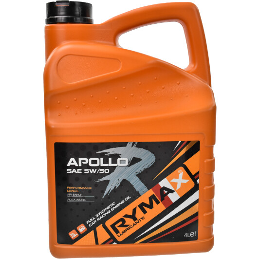 Моторна олива rymax apollo r 5w-50 4л. 252626 RYMAX