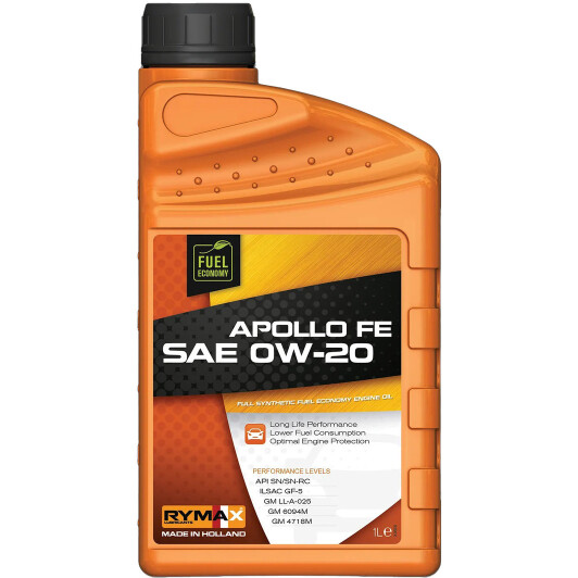 Моторна олива rymax apollo fе 0w-20 1л. 252879 RYMAX
