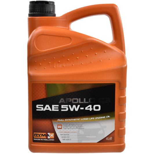 Моторна олива rymax apollo c3 5w-40 4 л 902378 RYMAX