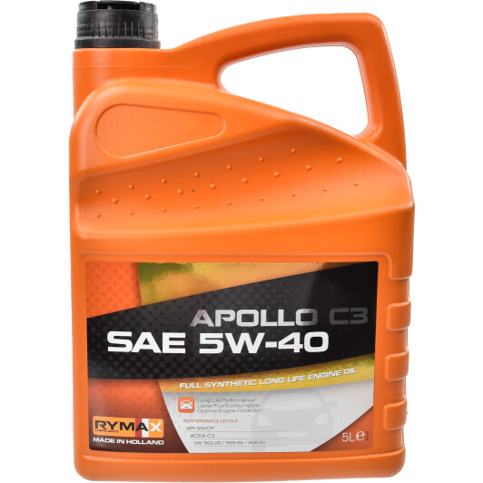 Моторна олива rymax apollo c3 5w-40 5 л 903221 RYMAX
