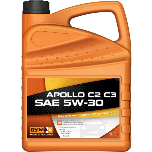 Моторна олива rymax apollo c2-c3 5w-30 5 л 909681 RYMAX