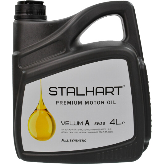 Масло моторное stalhart velum a 5w-30 4л 745238 STALHART