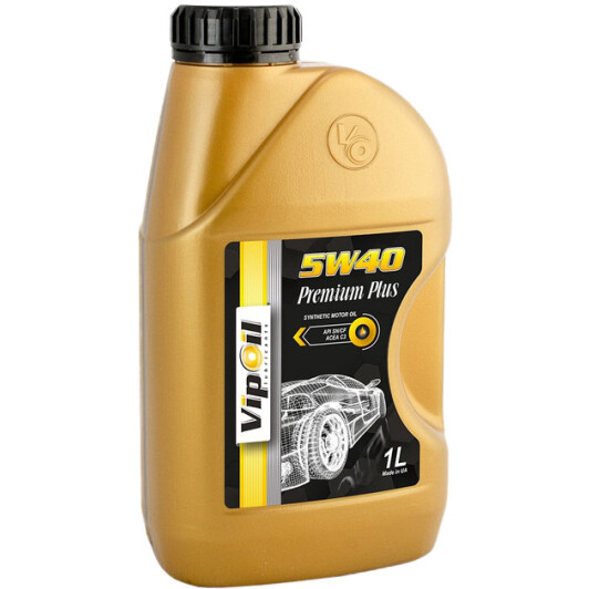 Vipoil premium plus 5w-40  api sn/cf 1l x14 new 0644118 VIPOIL