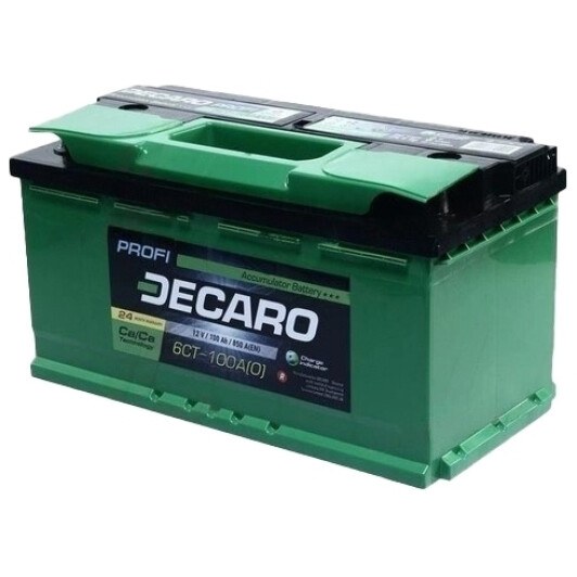 Акумулятор 100ah-12v decaro profi 353х175х190 r en850 61000PRO DECARO