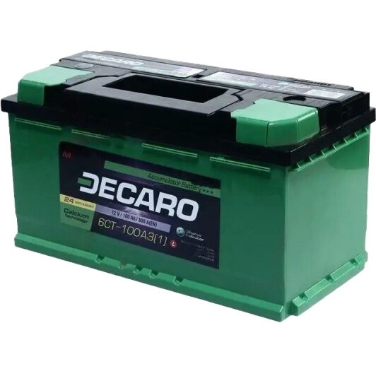 Акумулятор 100ah-12v decaro master 353х175х190 r en840 610030M DECARO