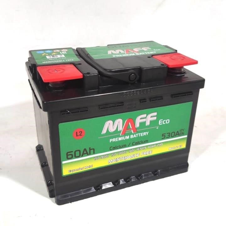 Акб 6ст-60 l+ пт 530необслуг maff eco 55581 MAFF