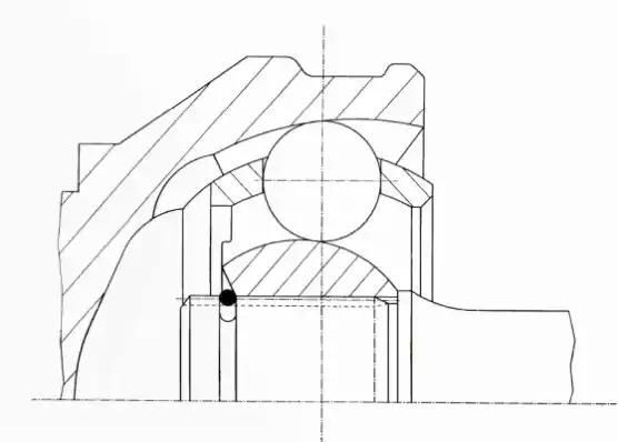 Шарнирный комплект приводной вал 304610 LOEBRO
