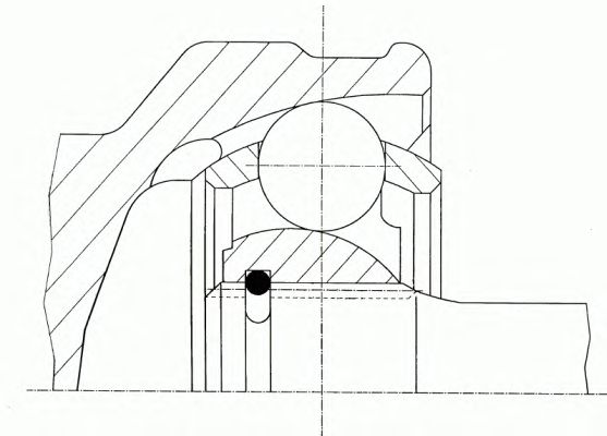 Шарнирный комплект приводной вал 305299 LOEBRO