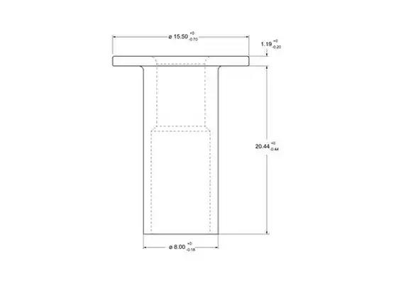 Заклепка, барабанне гальмо 93060 FERODO