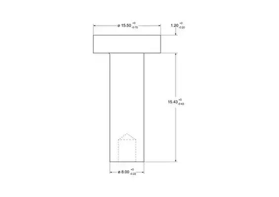 Заклепка, барабанне гальмо 93251 FERODO