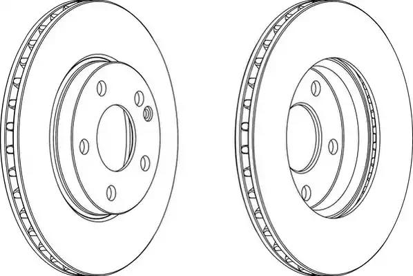 Диск гальмівний DDF1220 FERODO