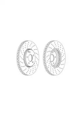 Диск гальмівний DDF1981RC1 FERODO