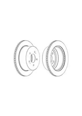 Диск гальмівний DDF2170C FERODO