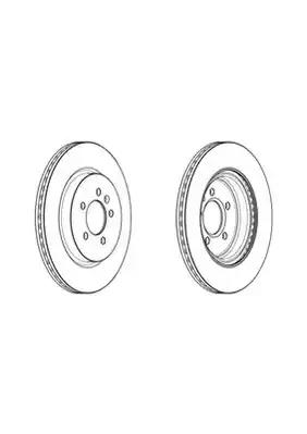 Диск гальмівний DDF2188C FERODO