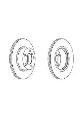 Гальмівний диск DDF2195C FERODO